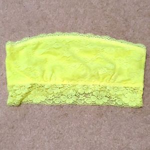 Bright yellow Bandeau!